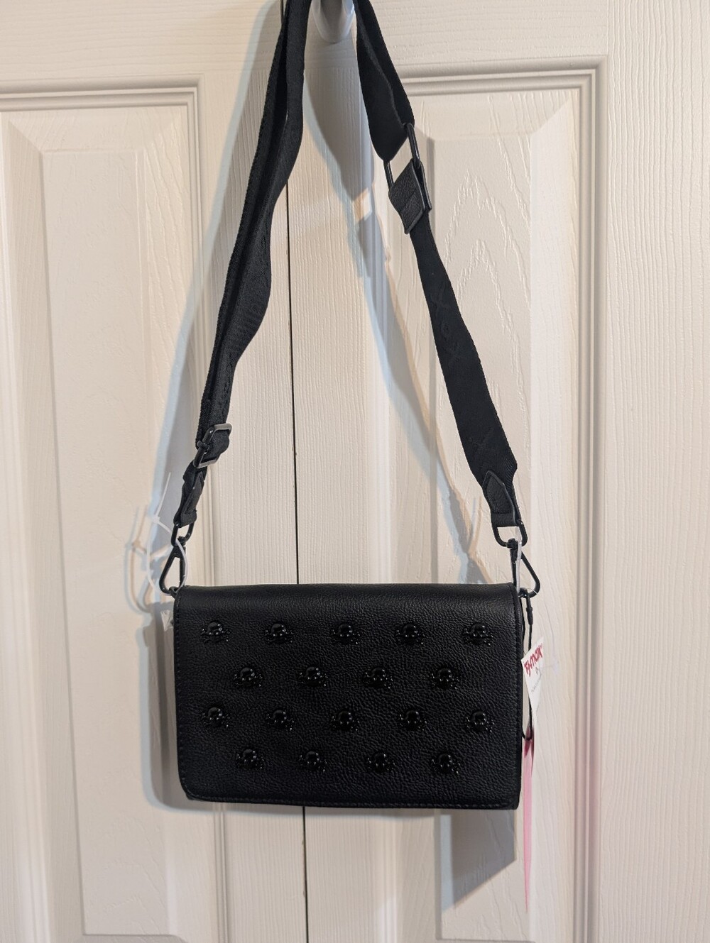 Betsey Johnson Skull Studded Crossbody